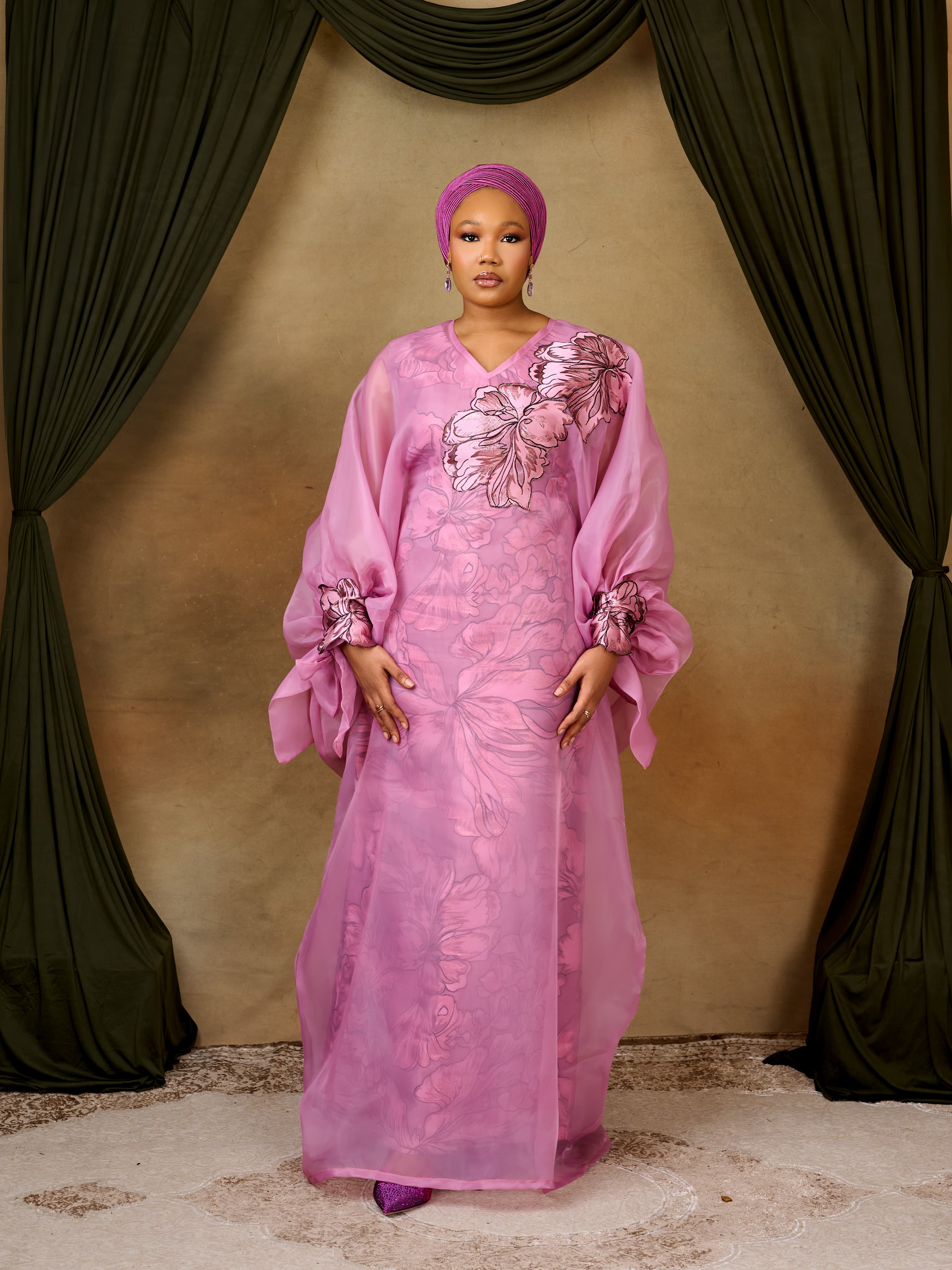 The Ayo Brocade Bubu Set